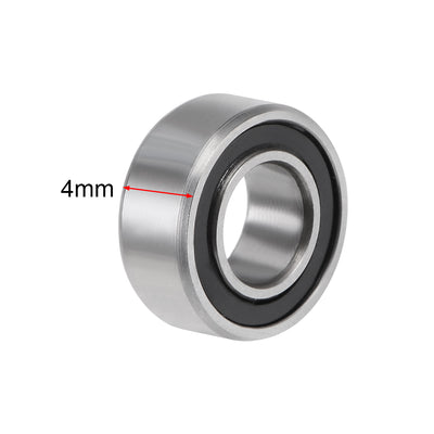 Harfington MR105-2RS Ball Bearing 5x10x4mm Double Sealed ABEC-3 Bearings 5pcs