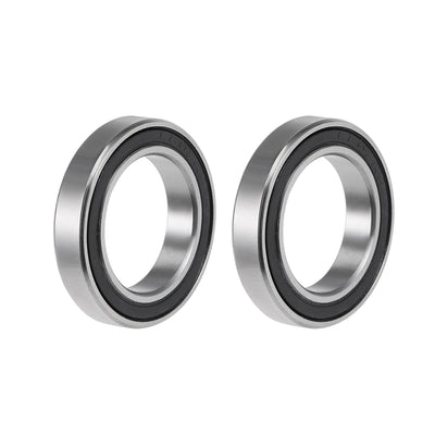 Harfington 6803-2RS Ball Bearing 17x26x5mm Double Sealed ABEC-3 Bearings 2pcs