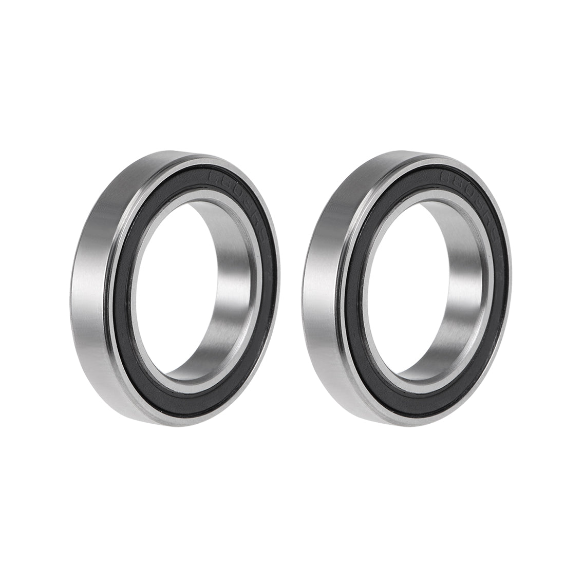 uxcell Uxcell 6803-2RS Ball Bearing 17x26x5mm Double Sealed ABEC-3 Bearings 2pcs