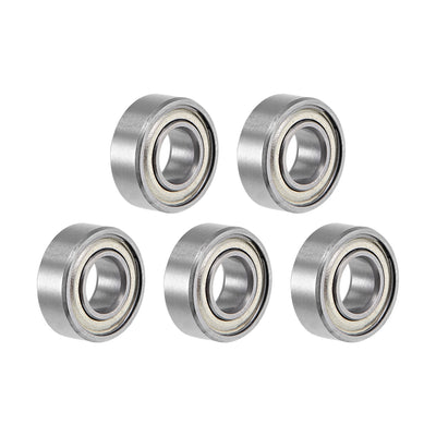 Harfington Deep Groove Ball Bearings Metric Double Shielded Chrome Steel P6 Z1