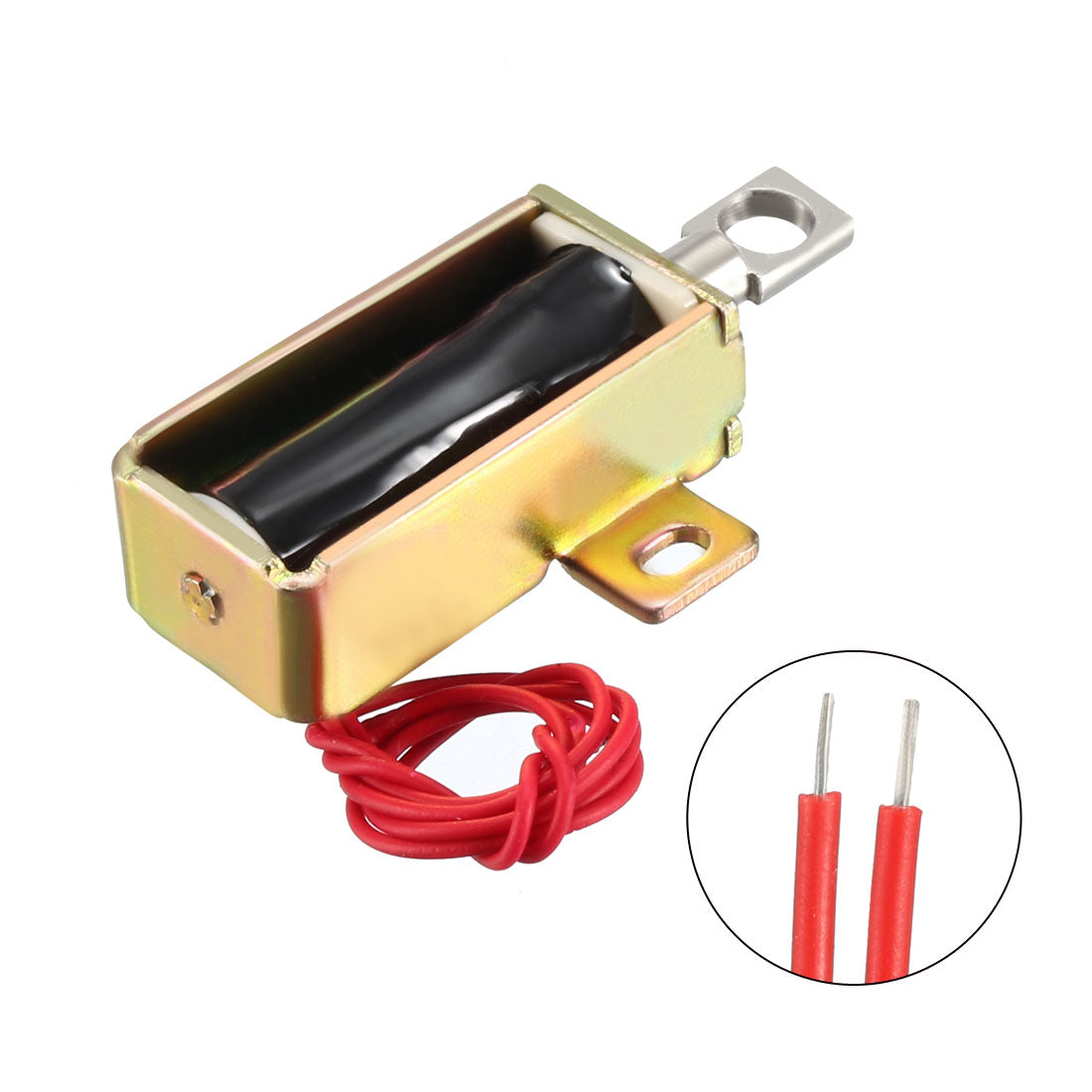 uxcell Uxcell DC 6V 6.83A 5mm Mini Electromagnetic Solenoid Lock Pull Type for Electirc Door Lock