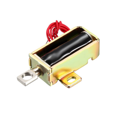 uxcell Uxcell DC 6V 6.83A 5mm Mini Electromagnetic Solenoid Lock Pull Type for Electirc Door Lock