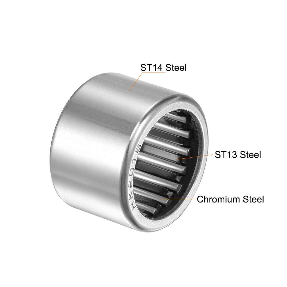 Harfington Needle Roller Bearings, Open End Stamping Steel Drawn Cup, Metric