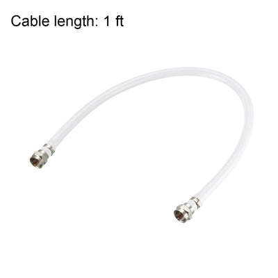 Harfington RG6 Coaxial Cable With F Type Male to F Type Male Connectors