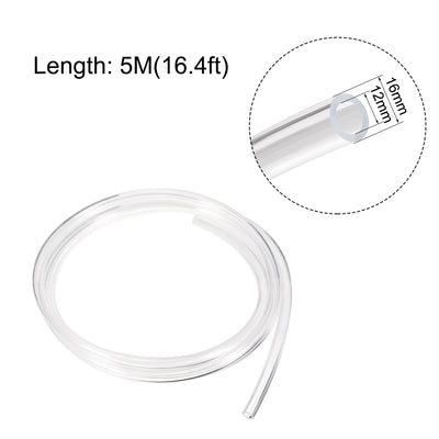 Harfington Uxcell PVC Vinyl Tubing Plastic Flexible Water Pipe