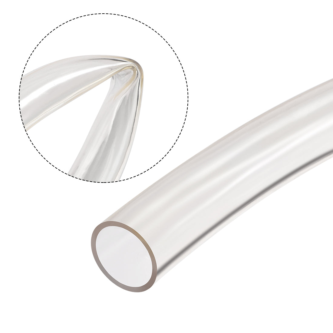 uxcell Uxcell PVC Vinyl Tubing Plastic Water Pipes
