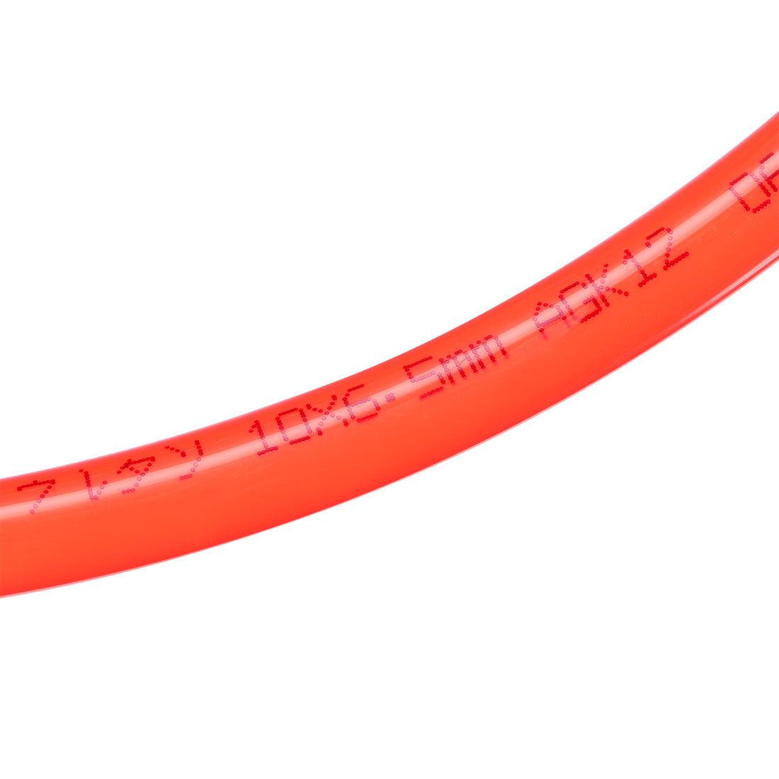 Harfington Pneumatic Hose Tubing,10mm OD 6.5mm ID,Polyurethane PU Air Hose Pipe Tube,2 Meter 6.56ft,Red