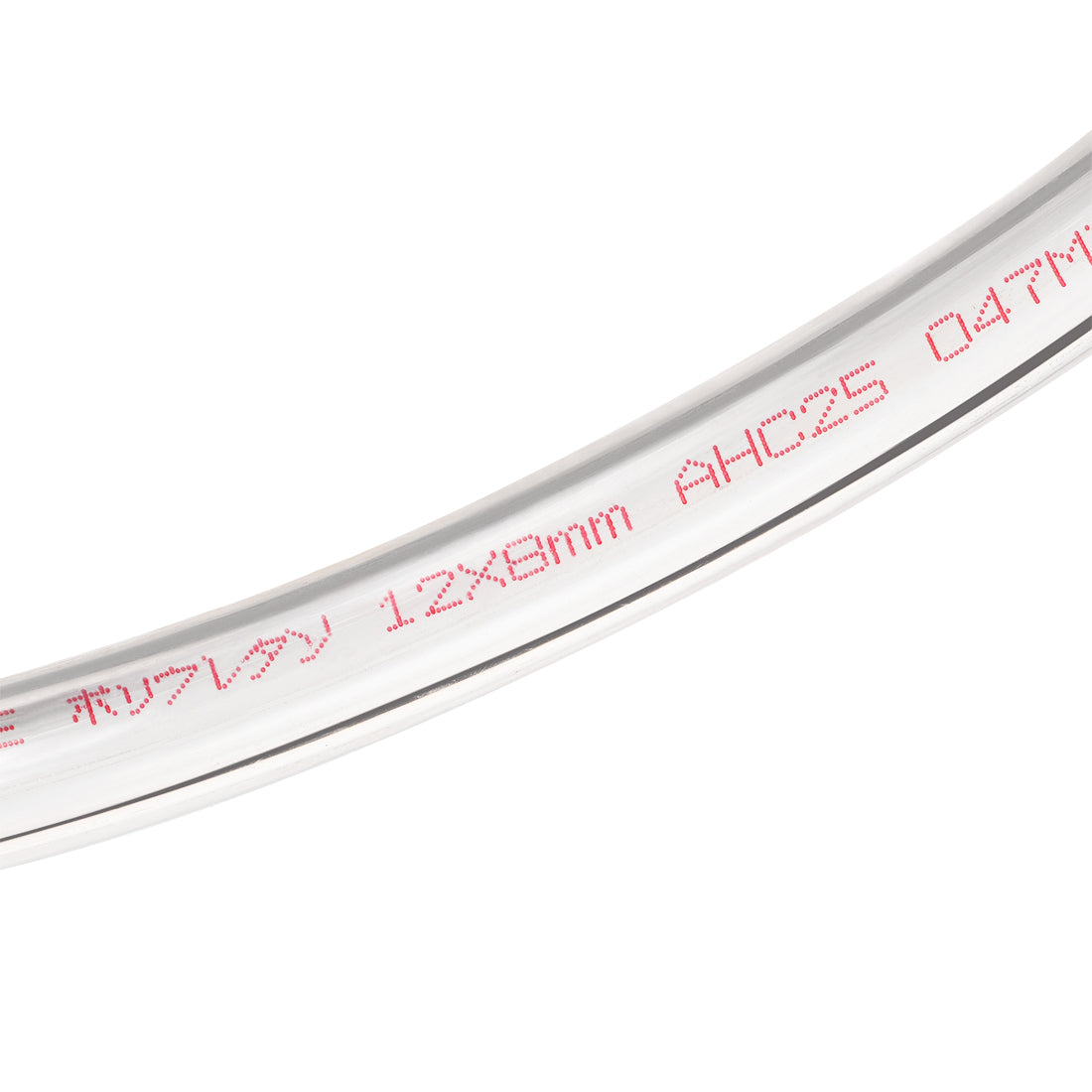 Harfington Pneumatic Hose Tubing,12mm OD 8mm ID,Polyurethane PU Air Hose Pipe Tube,1 Meter 3.28ft,Transparent