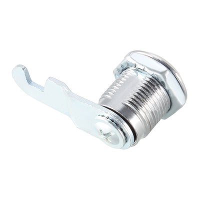 Harfington Cam Locks 20mm Cylinder Length for Max 1/2-inch Panel Keyed Different 2Pcs