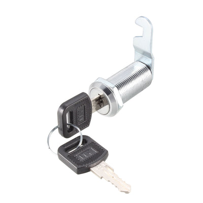 Harfington Cam Lock 35mm Cylinder Length for Max 30mm Panel Keyed Different 2Pcs