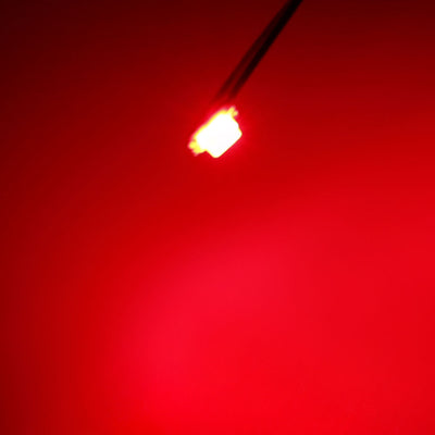 Harfington Uxcell 5pcs Prewired 0603 Red Surface Mounted Devices LED Light Emitting Diode - DC 6-18V with Resistor