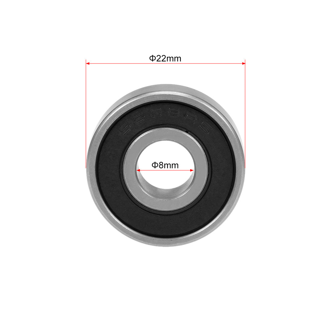 uxcell Uxcell Deep Groove Ball Bearings Double Sealed Stainless Steel