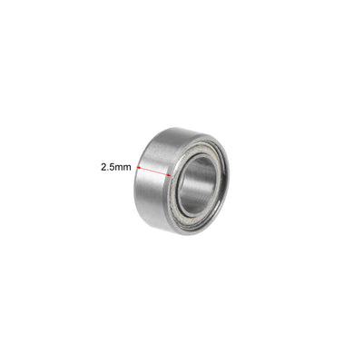 Harfington Deep Groove Ball Bearings Metric Double Shielded Chrome Steel Balls