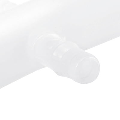 Harfington 8mm to 4mm 4 Way Aquarium Air Line Tubing Splitter Connector Fish Tank Plastic Air Flow Divider Oxygen Splitter Lever Valve 5pcs