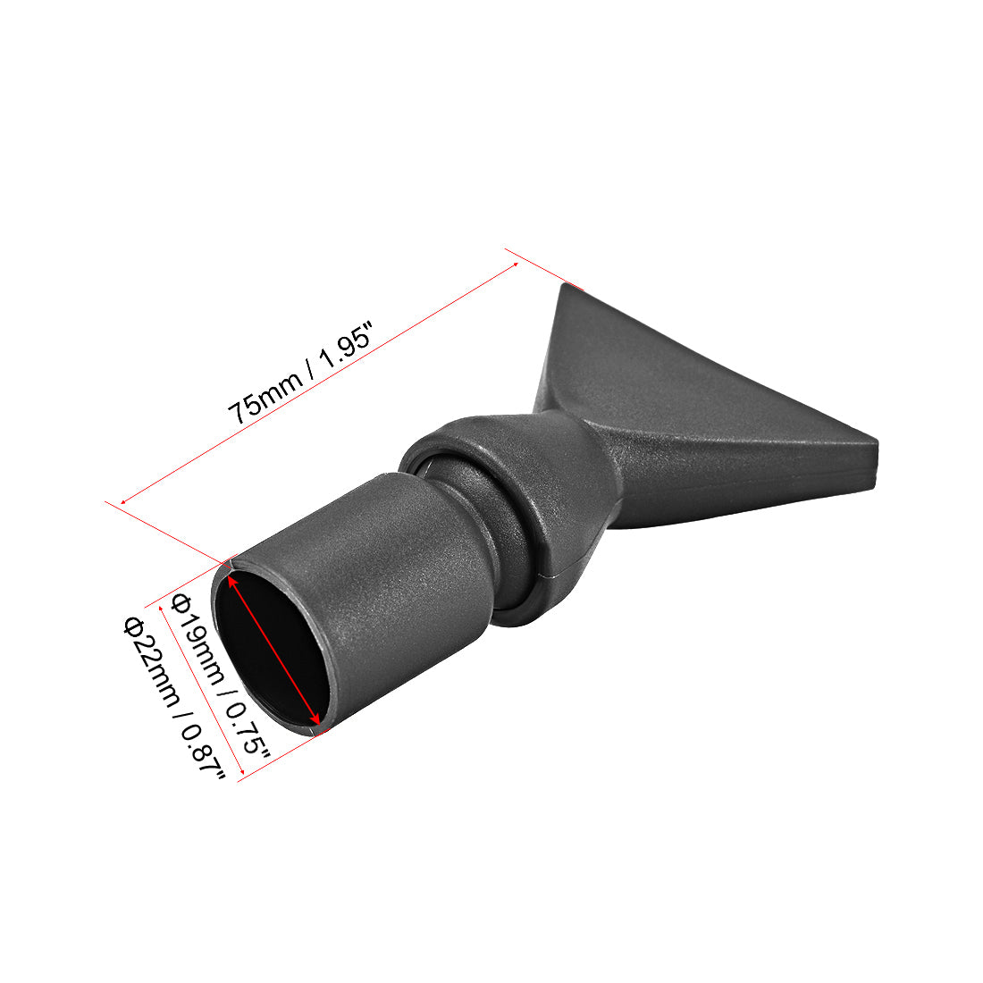 uxcell Uxcell Aquarium Nozzle Pump Nozzles Water Outlet Return Pipe Fitting Grey 22mmOD 3Pcs