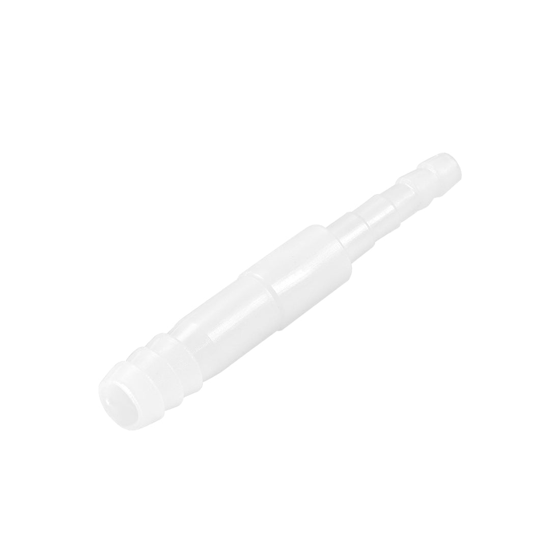 uxcell Uxcell Aquarium Air Valve Connector Straight Clear White Plastic Airline Tubing 5mm to 9mm