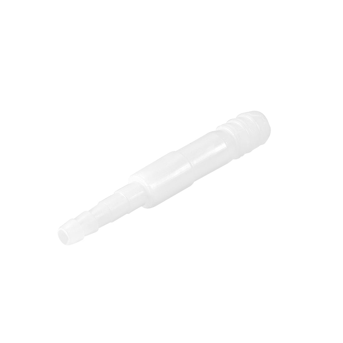 uxcell Uxcell Aquarium Air Valve Connector Straight Clear White Plastic Airline Tubing 5mm to 9mm