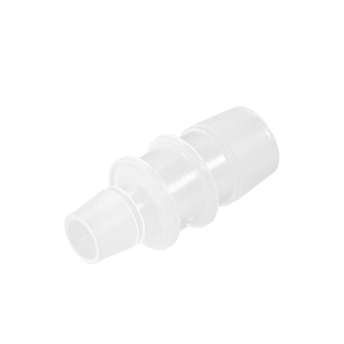 uxcell Uxcell Aquarium Air Valve Connector Straight Clear White Plastic Airline Tubing 12mm to 20mm