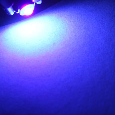 Harfington Uxcell 3pcs 405-410nm UV LED Chip 3W Surface Mounted Devices COB Purple Light Emitting Diode