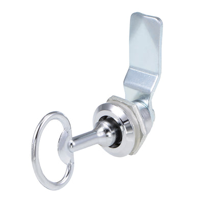 Harfington Uxcell Tubular Cam Lock 22mm Cylinder Dia 52mm Long Cam Triangle Keyed Alike 4Pcs