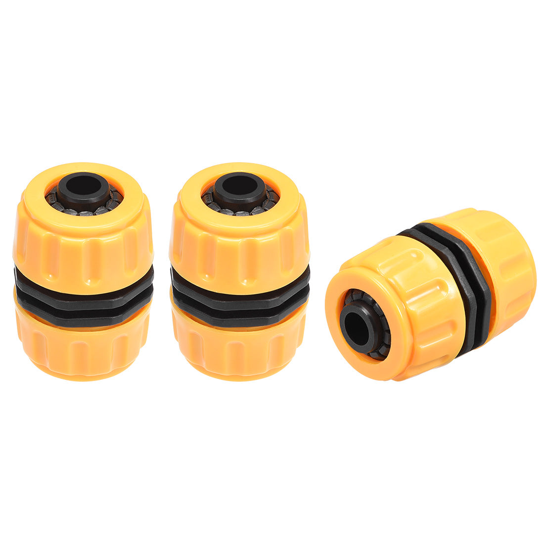 uxcell Uxcell Garden Water Hose Connector 1/2 ID Plastic Quick Connect Fittings 3pcs