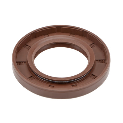 Harfington Oil Seal 35mm Inner Dia Thick Fluorine Rubber Double Lip Seals 2 Pieces