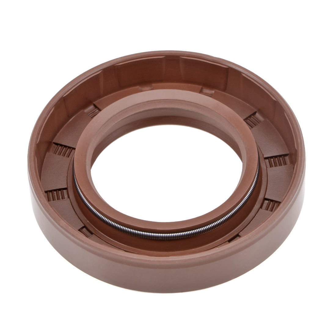 Harfington Oil Seal 35mm Inner Dia Thick Fluorine Rubber Double Lip Seals 2 Pieces