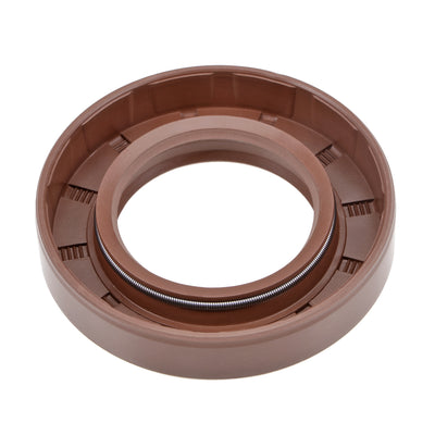 Harfington Oil Seal 35mm Inner Dia Thick Fluorine Rubber Double Lip Seals 2 Pieces