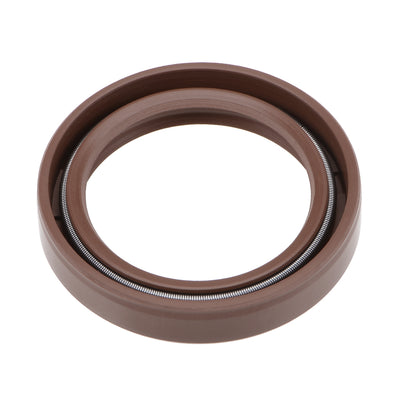 Harfington Oil Seal 35mm Inner Dia Thick Fluorine Rubber Double Lip Seals 2 Pieces