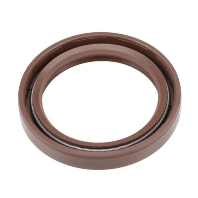 Harfington Oil Seal 35mm Inner Dia Thick Fluorine Rubber Double Lip Seals 2 Pieces