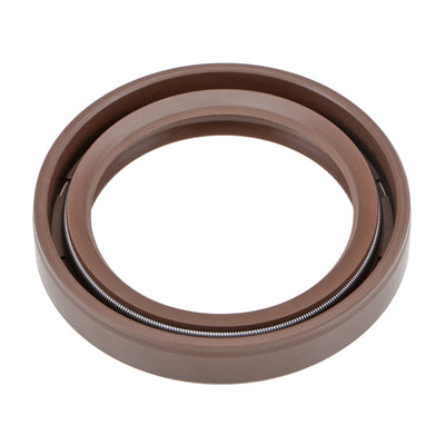 Harfington Oil Seal 35mm Inner Dia Thick Fluorine Rubber Double Lip Seals 2 Pieces