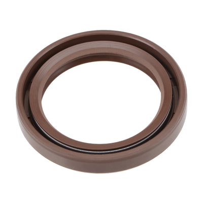 Harfington Oil Seal 35mm Inner Dia Thick Fluorine Rubber Double Lip Seals 2 Pieces