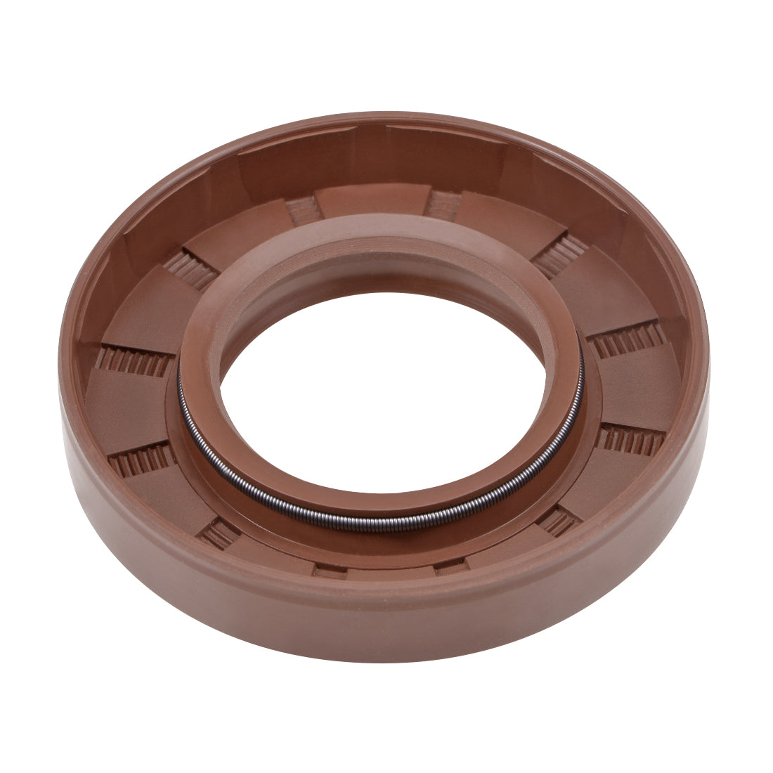 Harfington Oil Seal 35mm Inner Dia Thick Fluorine Rubber Double Lip Seals 2 Pieces