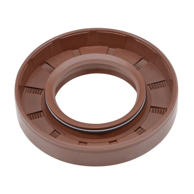 Harfington Oil Seal 35mm Inner Dia Thick Fluorine Rubber Double Lip Seals 2 Pieces