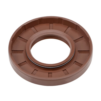 Harfington Oil Seal 35mm Inner Dia Thick Fluorine Rubber Double Lip Seals 2 Pieces