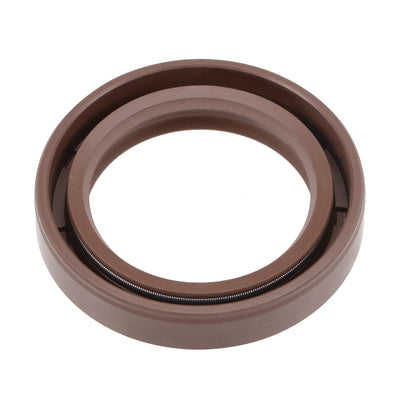 Harfington Uxcell Oil Seal 30mm Inner Dia 42mm OD 8mm Thick Fluorine Rubber Double Lip Seals 2Pcs