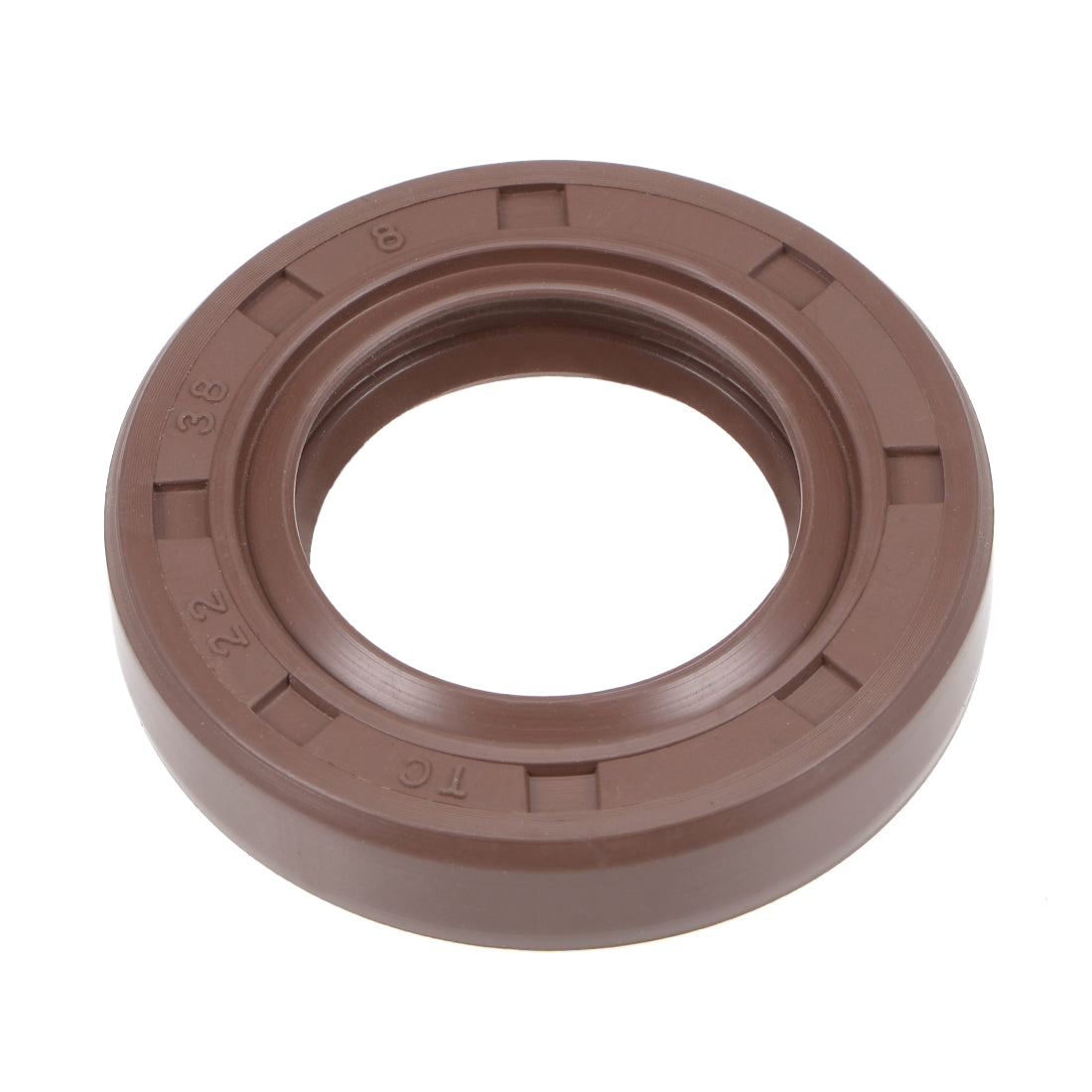 Harfington Oil Seal 22mm Inner Dia Thick Fluorine Rubber Double Lip Seals