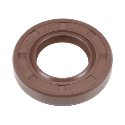 Harfington Oil Seal 22mm Inner Dia Thick Fluorine Rubber Double Lip Seals
