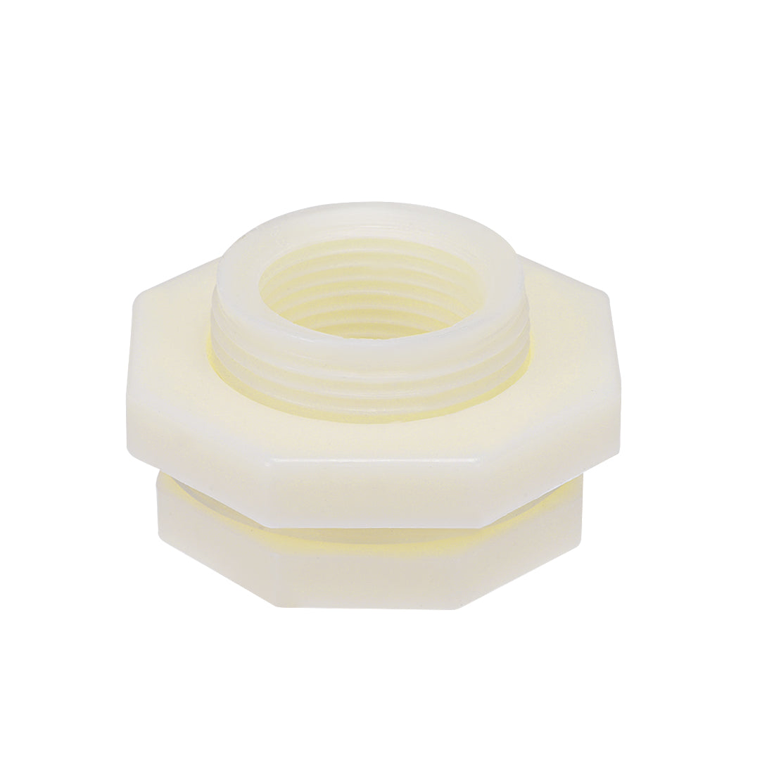 uxcell Uxcell ABS Bulkhead Tank Fitting Adapter for Rain Bucket Aquariums Water Tanks Ponds G1 Female
