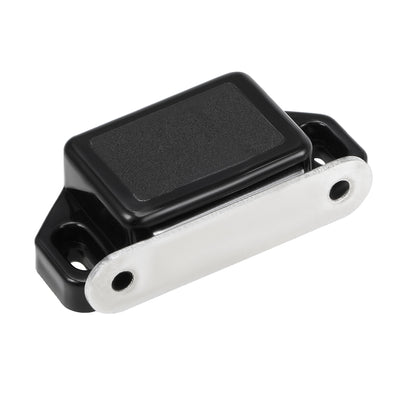 Harfington Uxcell Magnetic Cabinet Latches Catch for Bathrooms Kitchen Closet Cupboard Black 16pcs