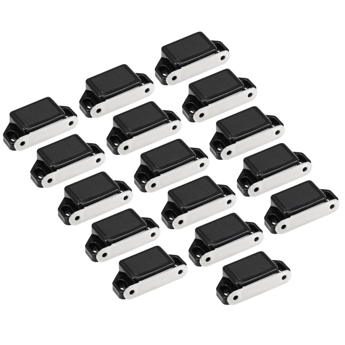 uxcell Uxcell Magnetic Cabinet Latches Catch for Bathrooms Kitchen Closet Cupboard Black 16pcs