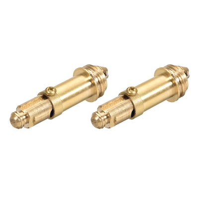 uxcell Uxcell Pop Up Bolt Basin Bath Sink Drain Waste Click Clack Brass Push Spring Plug 2Pcs