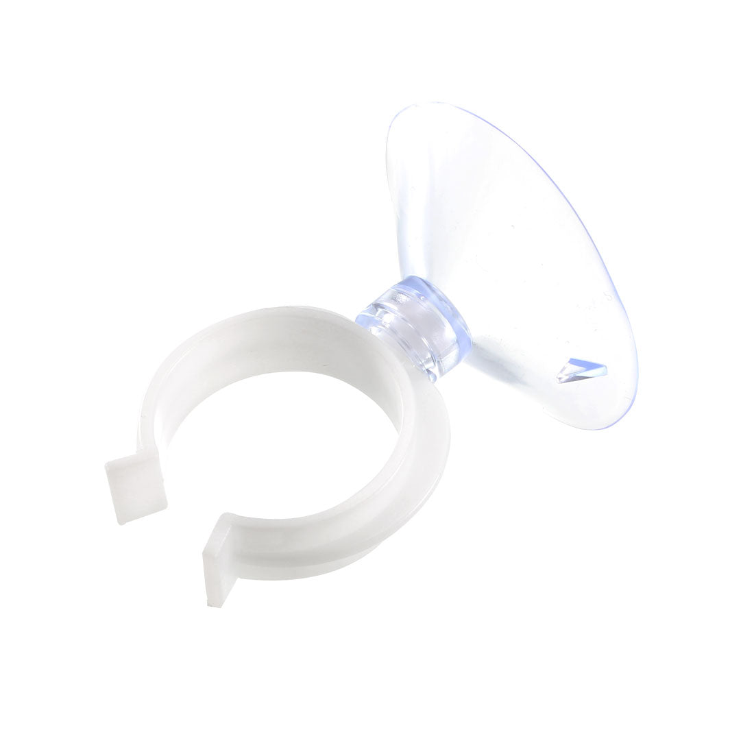 uxcell Uxcell Aquarium Suction Cup Clips Airline Tube Holders Clamps for Fish Tank Clear 28.5mm 20Pcs