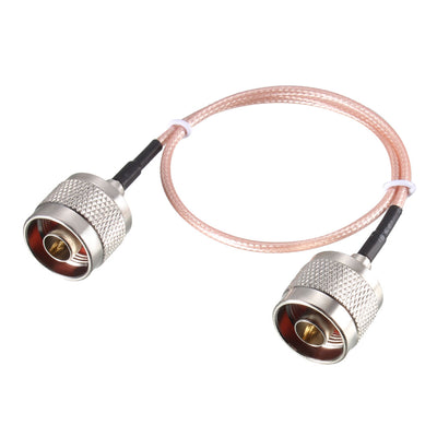 Harfington N Male to N Male Ultra Low Loss RG316 Coax Cable 0.3Meter/1Ft