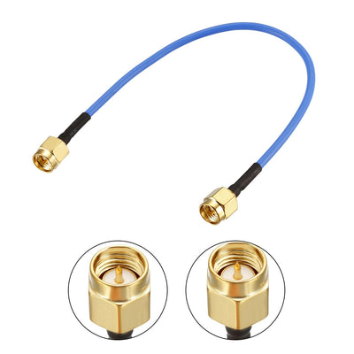 Harfington Uxcell SMA Male to SMA Male Coaxial Cable 50 ohm RG405