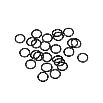 uxcell Uxcell O-Rings Nitrile Rubber 8.5mm Inner Diameter 11.5mm OD 1.5mm Width Round Seal Gasket 25 Pcs