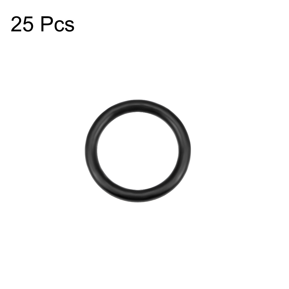 uxcell Uxcell O-Rings Nitrile Rubber 9.5mm Inner Diameter 12.5mm OD 1.5mm Width Round Seal Gasket 25 Pcs