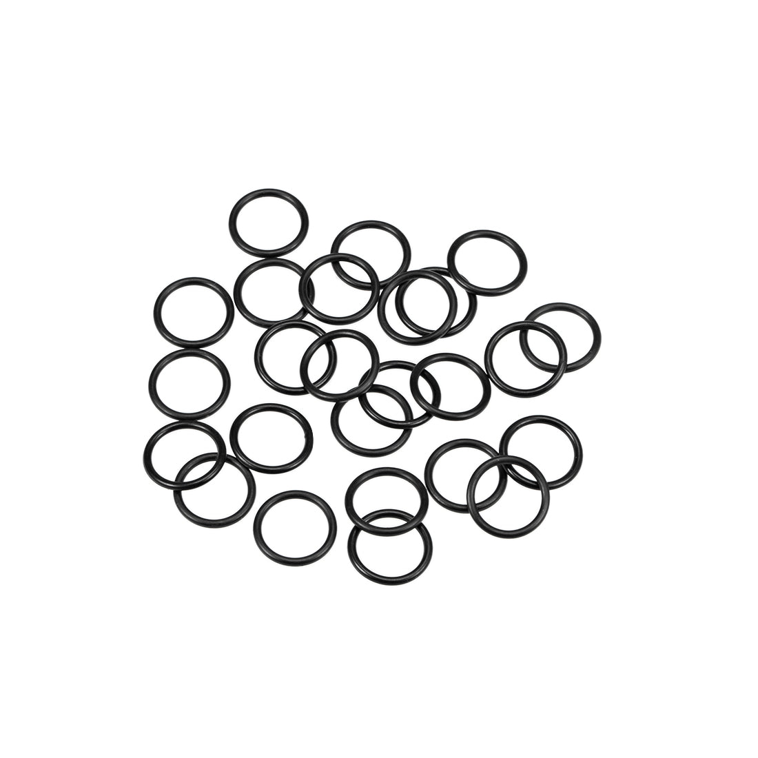 uxcell Uxcell O-Rings Nitrile Rubber 11mm Inner Diameter 14mm OD 1.5mm Width Round Seal Gasket 25 Pcs