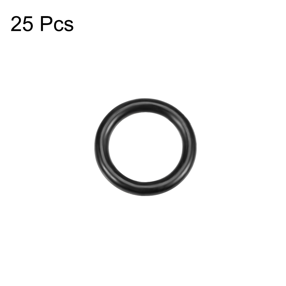uxcell Uxcell O-Rings Nitrile Rubber 7mm Inner Diameter 10mm OD 1.5mm Width Round Seal Gasket 25 Pcs