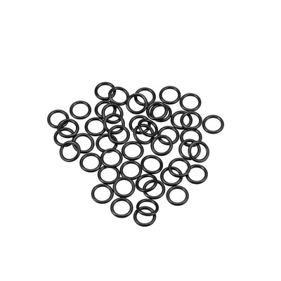 uxcell Uxcell O-Rings Nitrile Rubber 7mm Inner Diameter 10mm OD 1.5mm Width Round Seal Gasket 50 Pcs